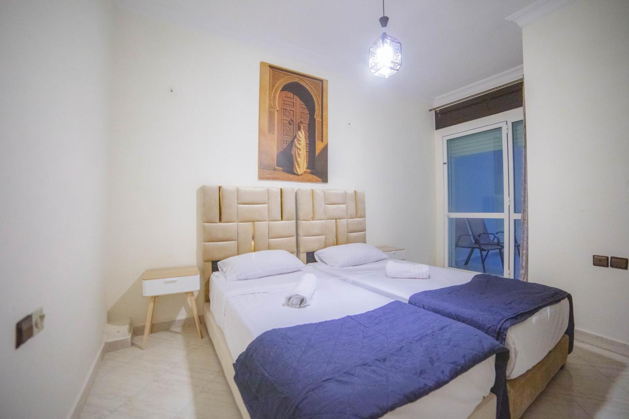 Appartement Grote Gezinnen 185m2 Met Priveparking En Zeezicht! Tanger